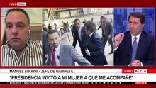 La excusa de Manuel Adorni por incluir a su esposa en la comitiva oficial a Nueva York: "Me estoy deslomando"