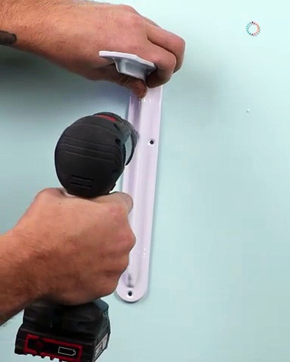 Simple trick for sturdy shelf installation