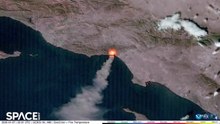 Palisades Fire Rages In Southern California In Stunning Satellite Time-Lapse