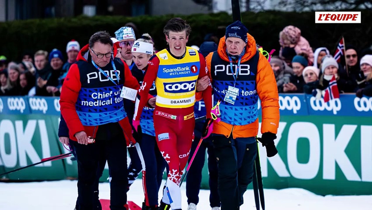 Après sa lourde chute lors de la Coupe du monde de Drammen, Johannes Klaebo hospitalisé - Ski de fond - Coupe du monde (H) - Drammen