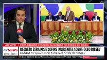 Lula zera PIS/Cofins do diesel e anuncia subsídio para barrar alta do petróleo; Dora e Denise discutem