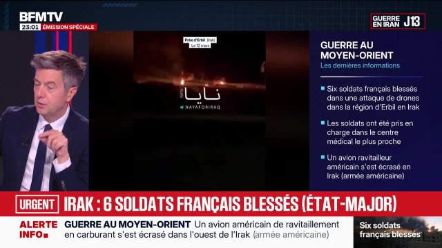 Édition Spéciale - Guerre au Moyen-Orient : Irak, une base française visée, six soldats blessés - 12/03