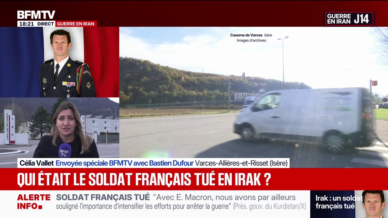 Mort de l'adjudant-chef Arnaud Frion en Irak: l'émotion en Isère, d'où est originaire le soldat français