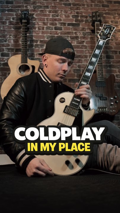 Coldplay - In My Place (Guitar Cover)