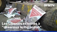 L'armée israélienne largue des tracts de propagande sur Beyrouth appelant à "désarmer le Hezbollah"