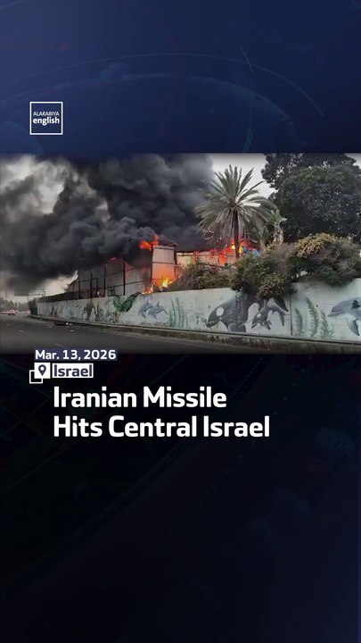 Iranian Missile Hits Central Israel