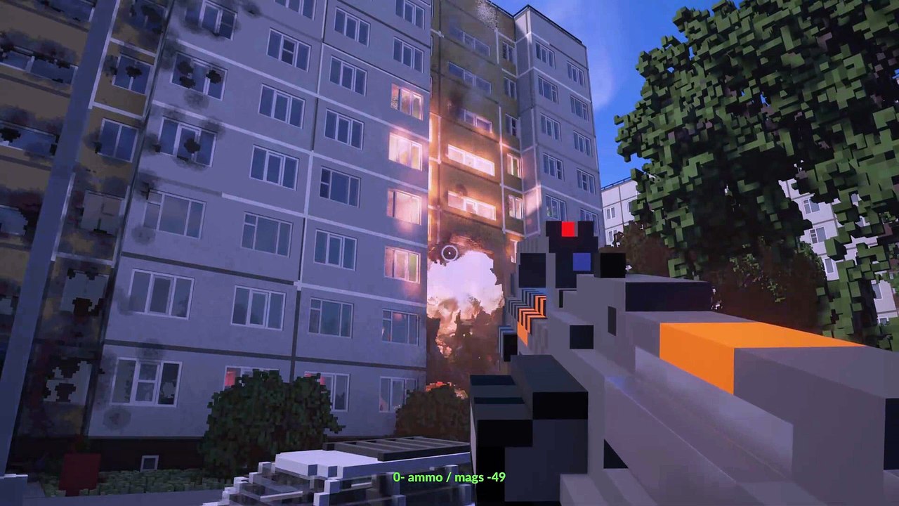 Relaxing World Destruction (Eastern Europe suburb street block) ｜ Teardown