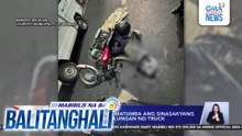 Rider, patay matapos matumba ang sinasakyang motorsiklo at magulungan ng truck | Balitanghali