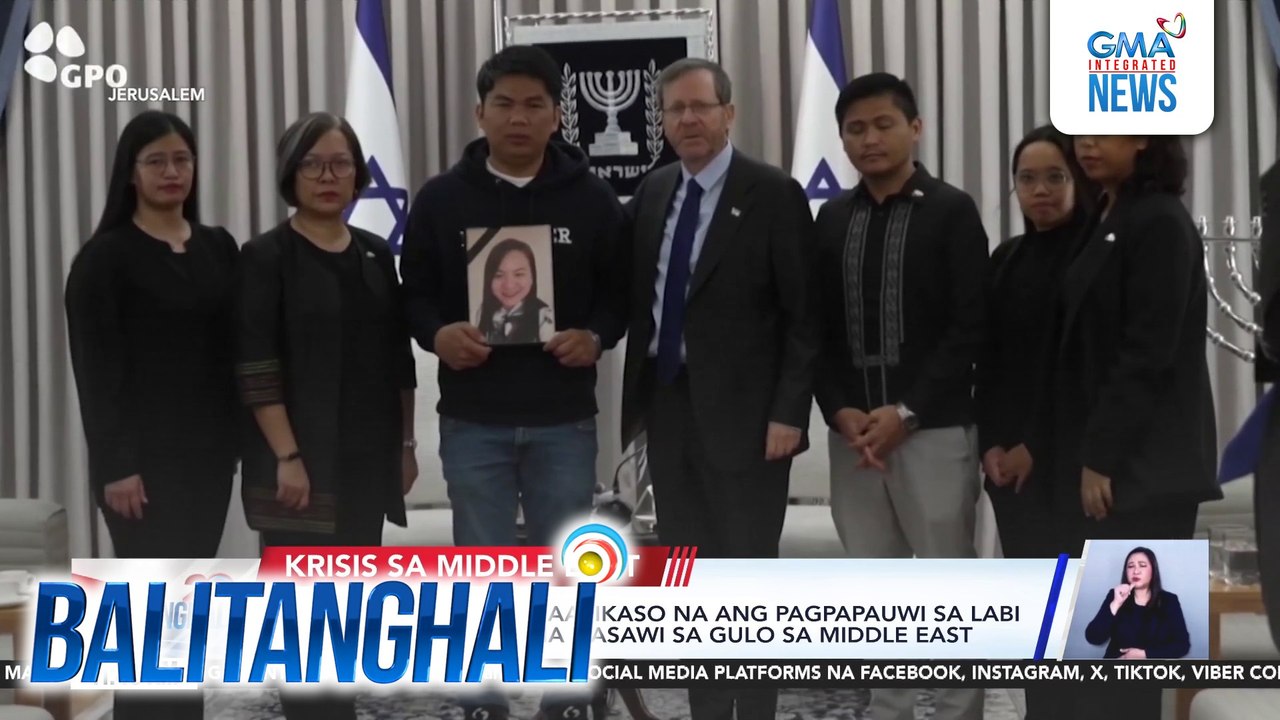 Israeli Amb. Kursh - Inaasikaso na ang pagpapauwi sa labi ng Pinay caregiver na nasawi sa gulo sa Middle East | Balitanghali
