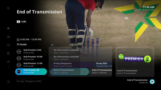 Kodi 22 IPTV SImple Client running Starhub sans VPN