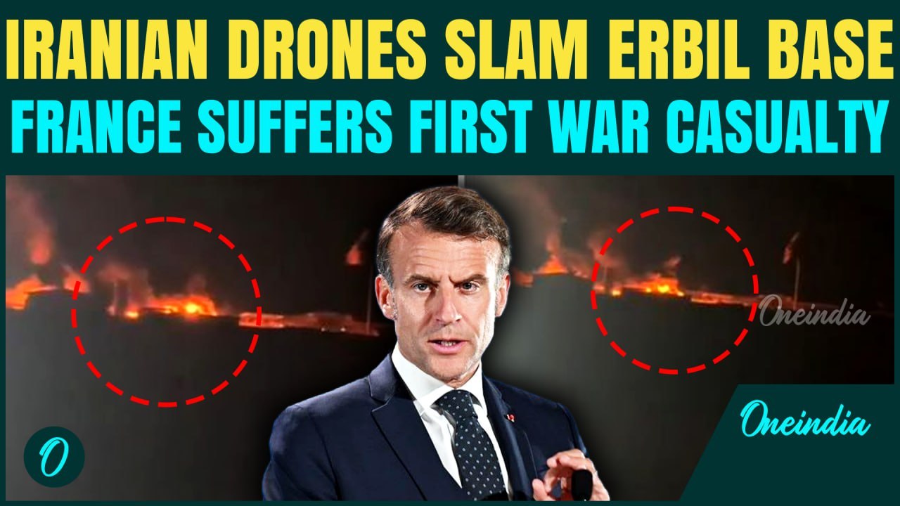 Iran BOMBS France’s Military Base in Erbil | 1 French Soldier KILLED as Iranian Drones SLAM Erbil