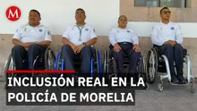 El reto de ser policía con discapacidad en una ciudad sin rampas