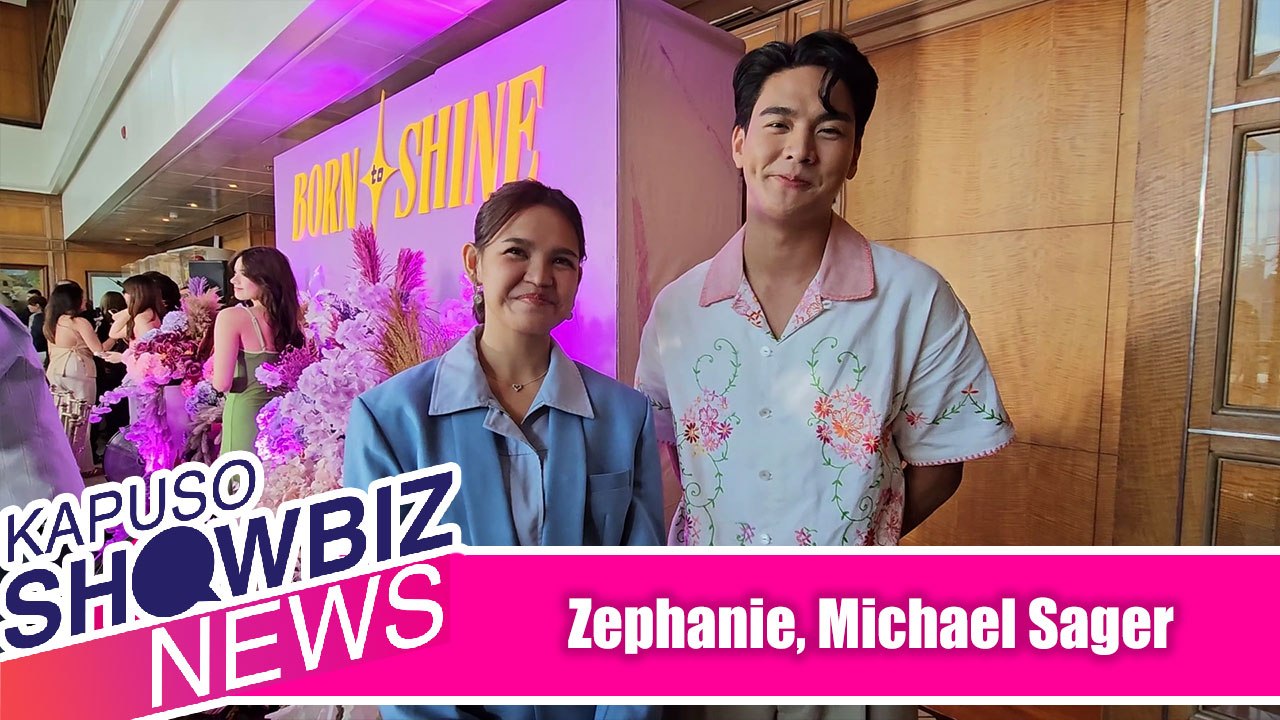 Zephanie, Michael Sager, excited makatrabaho ang 'Born to Shine' seasoned actors | Kapuso Showbiz News