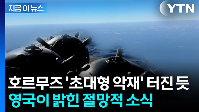 트럼프, 부인했지만...호르무즈 해협 절망적 근황 [지금이뉴스] / YTN