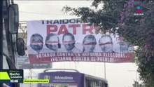 Exhiben en Oaxaca a los diputados morenistas que no votaron a favor de la reforma electoral