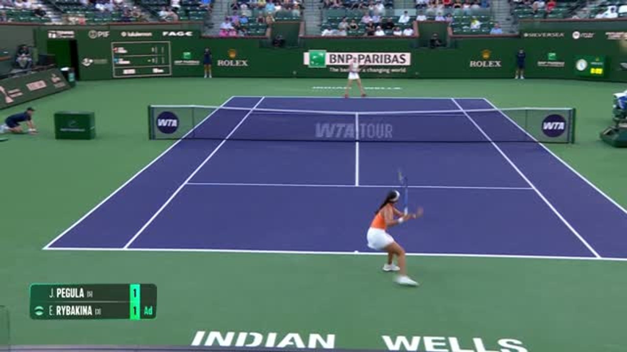 Rybakina beats Pegula at Indian Wells to claim world number two spot