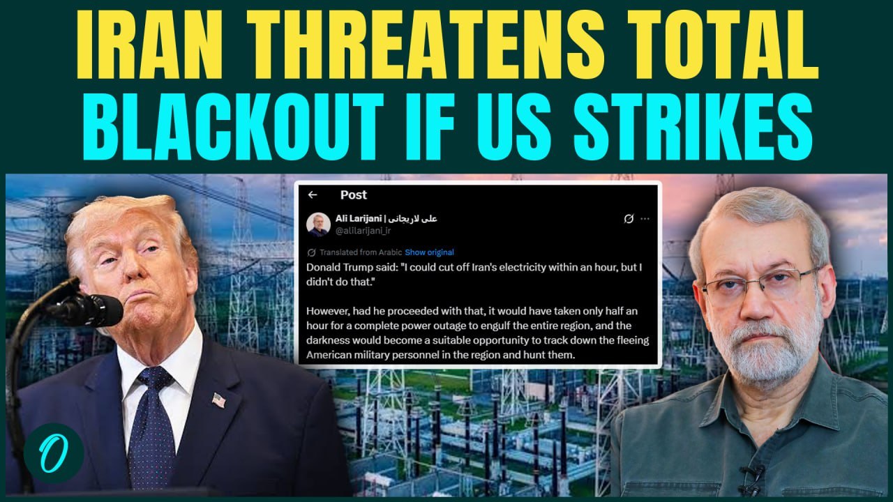 Larijani War WARNING: Iran Can DESTROY Entire U.S Power System In Just 30 Minutes | Iran War