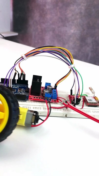 DC Motor Speed Control using GSM