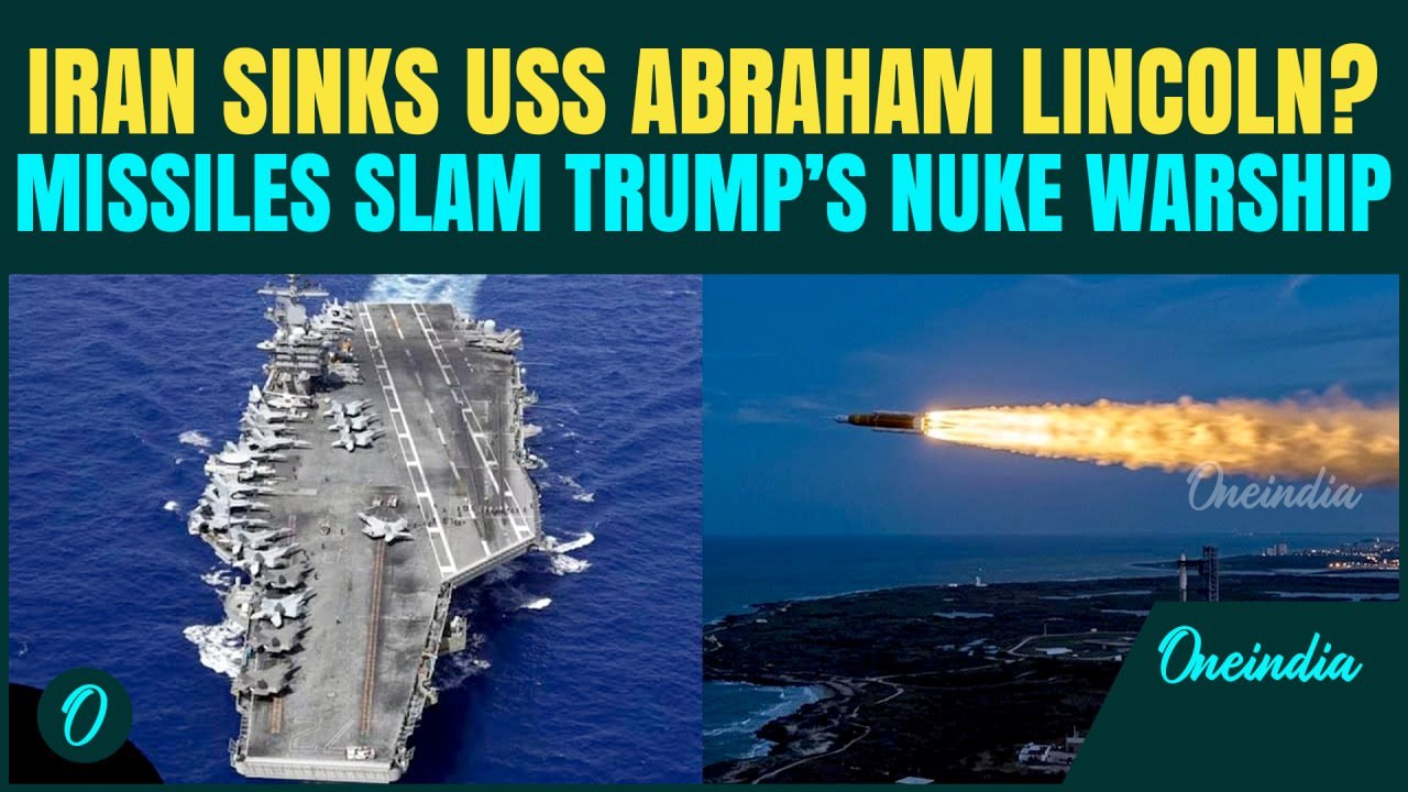 Iran OBLITERATES USS Abraham Lincoln? US Nuke Warship FLEES After Iranian Missiles HEAVILY DAMAGE It
