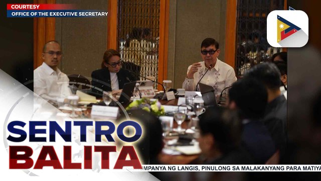 Oil executives, pinulong sa Malacañang bilang bahagi ng pagtiyak ng proteksyon ng publiko sa harap ng epekto ng tumataas na presyo ng petrolyo | ulat ni Kenneth Paciente