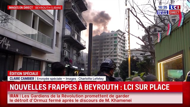 Le duplex en direct de Beyrouth a été interrompu par la présentatrice de LCI.