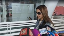 Video: Trisha avoids media at Chennai airport after wedding outing with Vijay