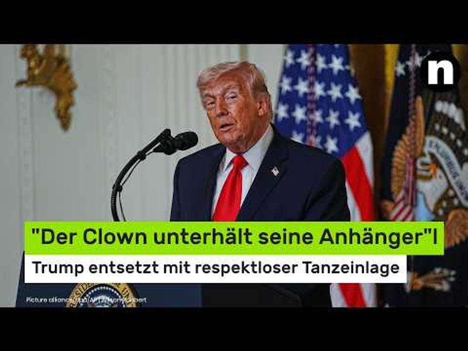 'Der Clown unterhält seine Anhänger' Trump entsetzt mit respektloser Tanzeinlage
