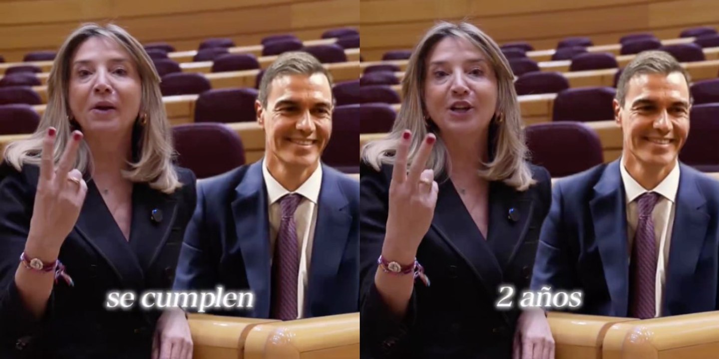 Alicia García (PP) denuncia en un tronchante vídeo la espantada de Pedro Sánchez al Senado