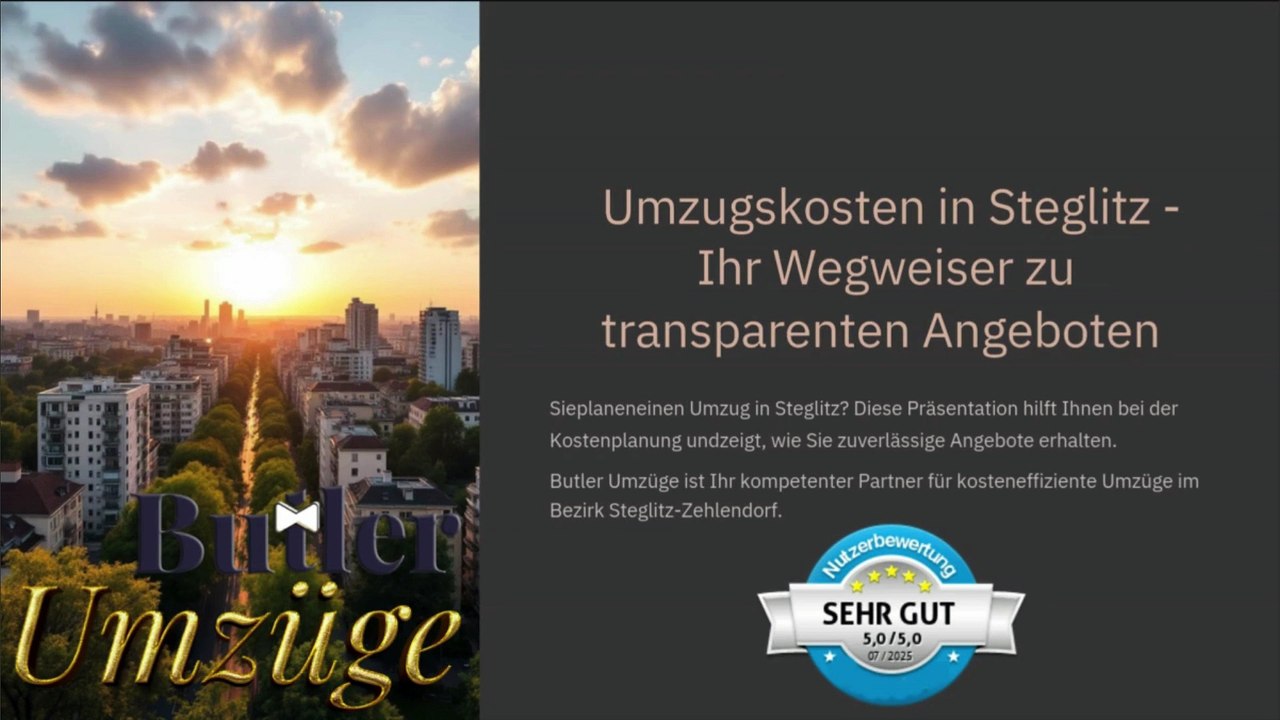 Umzugskosten in Berlin Ihr Ratgeber für transparente Angebote ist Butler Umzüge GmbH