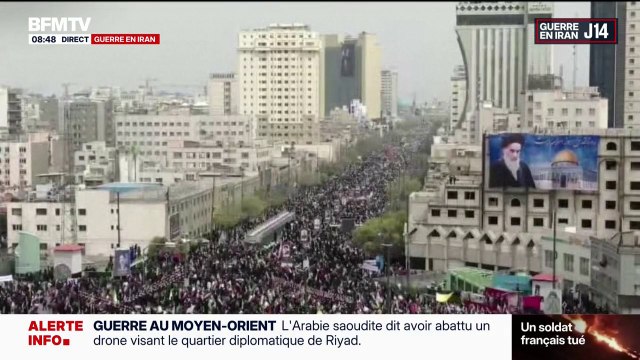 Guerre au Moyen-Orient: de nombreux Iraniens manifestent dans Téhéran malgré une vaste vague de frappes israéliennes