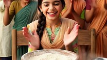 Girl Added Water To Flour And Rotis Made Themselves 😱✨ #MagicCooking #ViralShorts #AIVideo #TrendingShorts