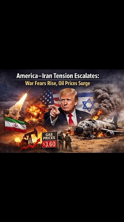 “America–Iran Tension Escalates: War Fears Rise, Oil Prices Surge” 📰