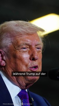 No Glomex Donald Trump: Zusammenbruch bei Kundgebung - US-Präsident unterbricht Rede
