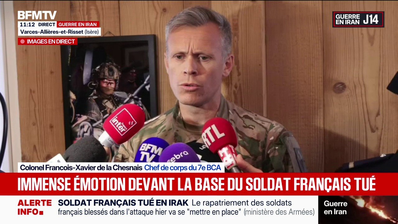 "L'adjudant-chef Frion, c'est ce que l'armée de Terre et les chasseurs alpins produisent de mieux en termes de soldat", affirme le chef de corps du 7e bataillon de chasseurs alpins