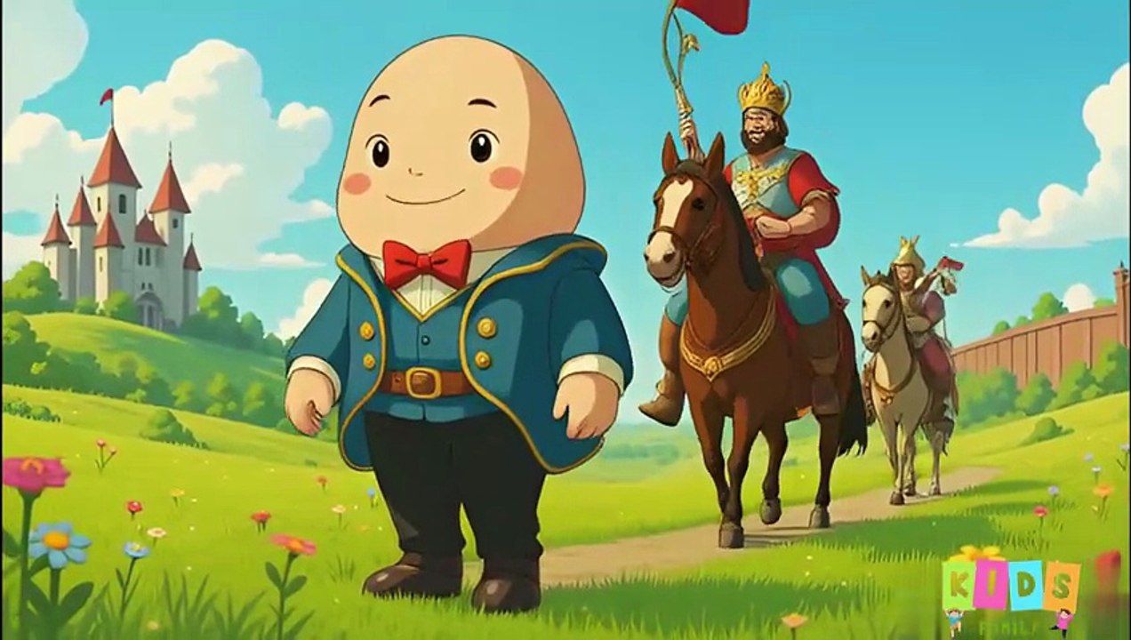 Humpty Dumpty Had a Great Fall 🥚 | 3D Animated Nursery Rhyme for Kids ...
