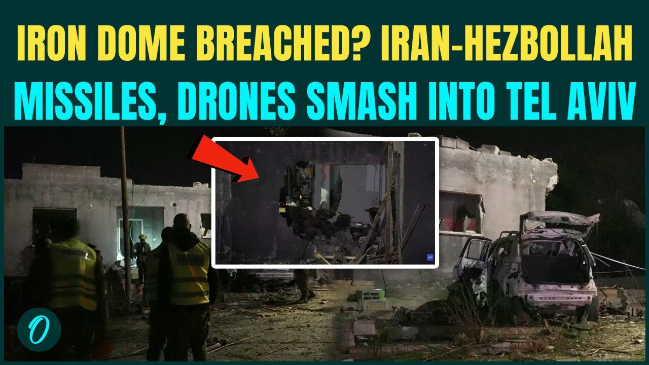Iran-Hezbollah POUND Tel Aviv in CHILLING ATTACK: Aftermath Shows Tel Aviv Reduced to Rubble| WATCH