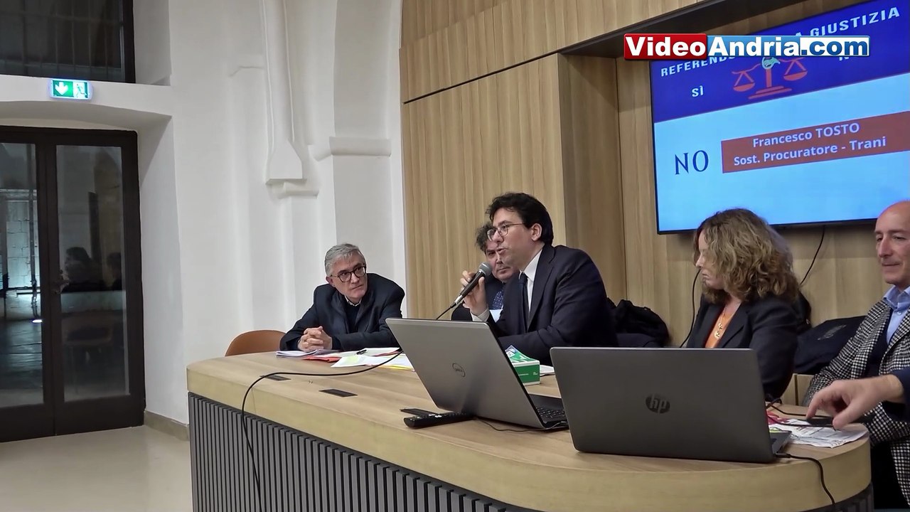 Referendum e Giustizia: ad Andria confronto tra magistrati ed avvocati tra "Sì" e "No"