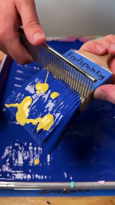 ASMR cleaning this paintbrush is so satisfying - FPS (1080p, h264)