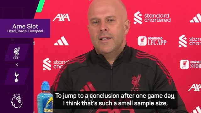 'Judge us next week' - Slot defends Premier League after disappointing week in Europe
