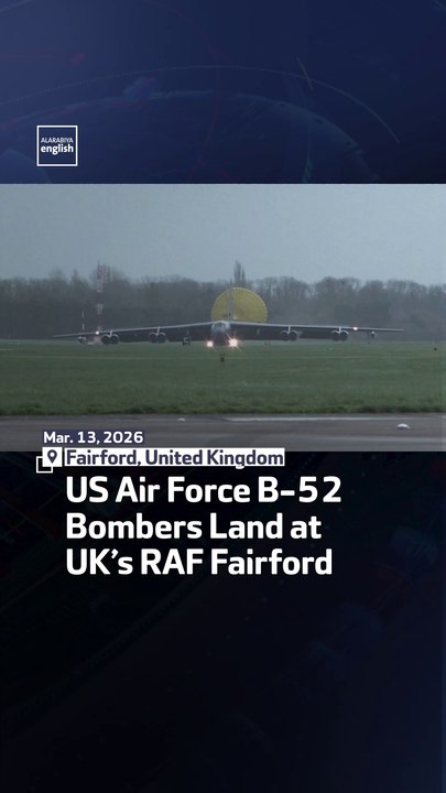 US Air Force B-52 Bombers Land at UK’s RAF Fairford