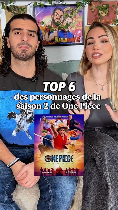 Top 6 des personnages de la saison 2 de One Piece