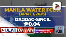Taas-singil sa tubig, mararamdaman sa Abril | ulat ni Cleizl Pardilla