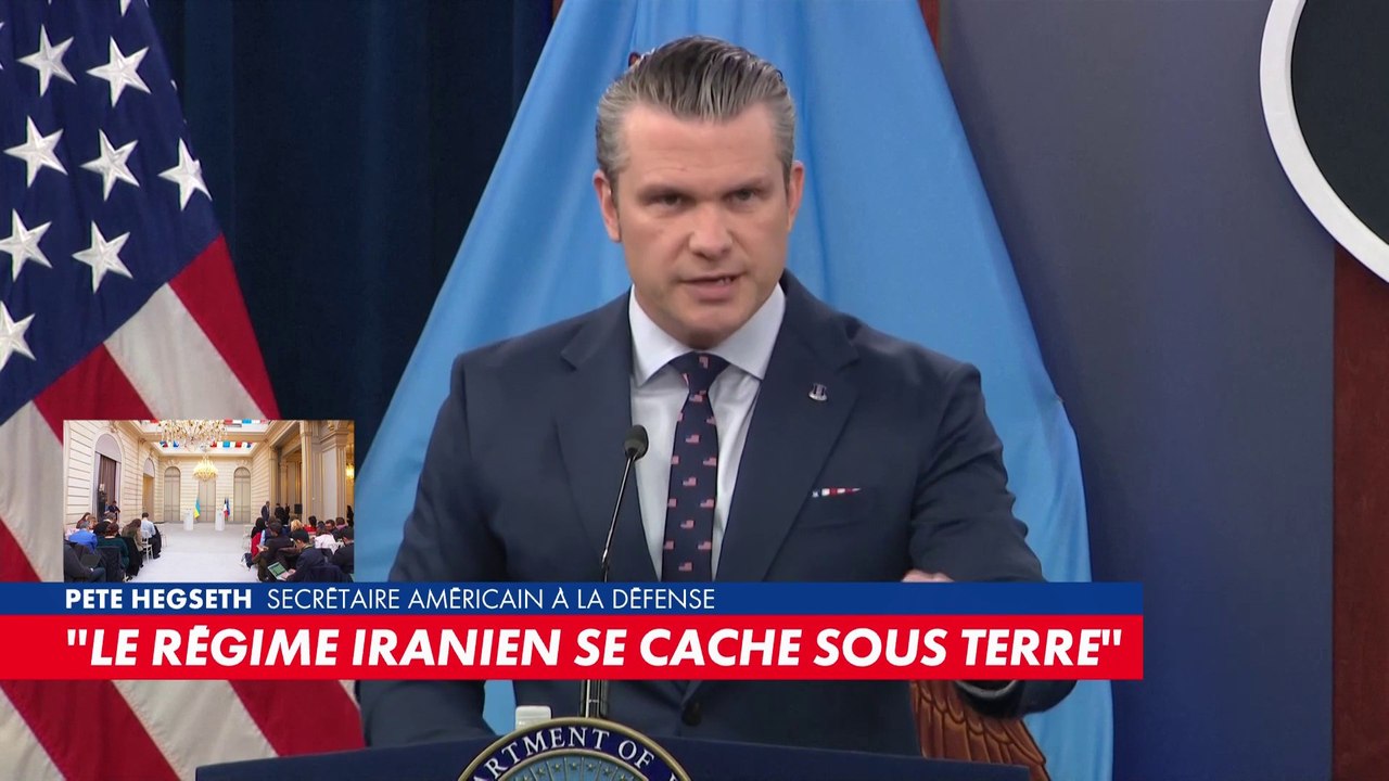 Pete Hegseth : «Le régime iranien se cache sous terre, comme des rats, comme des lâches»