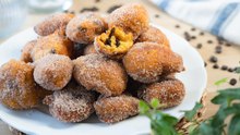 Buñuelos de calabaza y chocolate