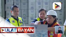 BOC, ininspeksyon ang mahigit P200M halaga ng smuggled cigarettes mula sa UAE sa Batangas Terminal | ulat ni RR Tubice