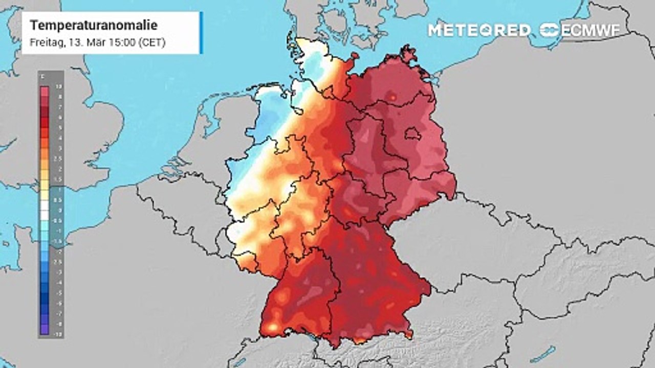 Aus "zu warm" wird quasi über Nacht besonders im Westen "zu kalt"!