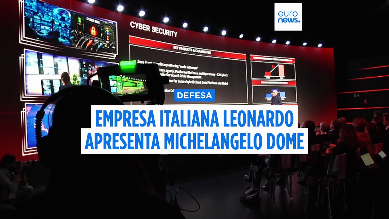 Italiana Leonardo testa cúpula Michelangelo na Ucrânia: "Até agora, nenhum escudo foi impenetrável"