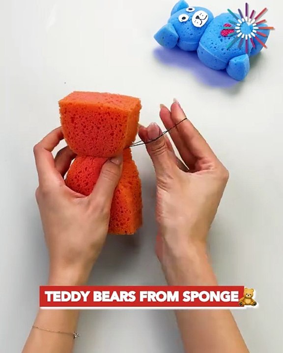 Get your teddy bear from sponge🧸