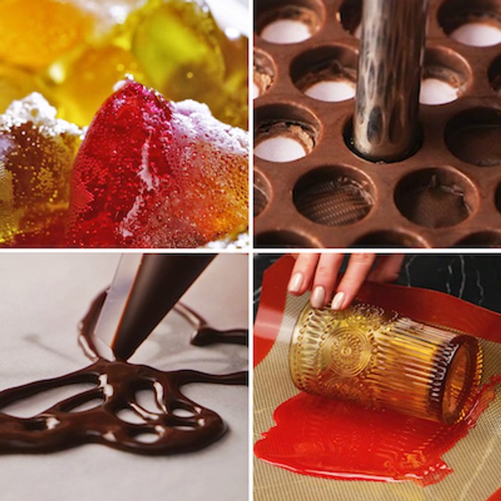 Incredibly delicious caramel and chocolate decor🍭