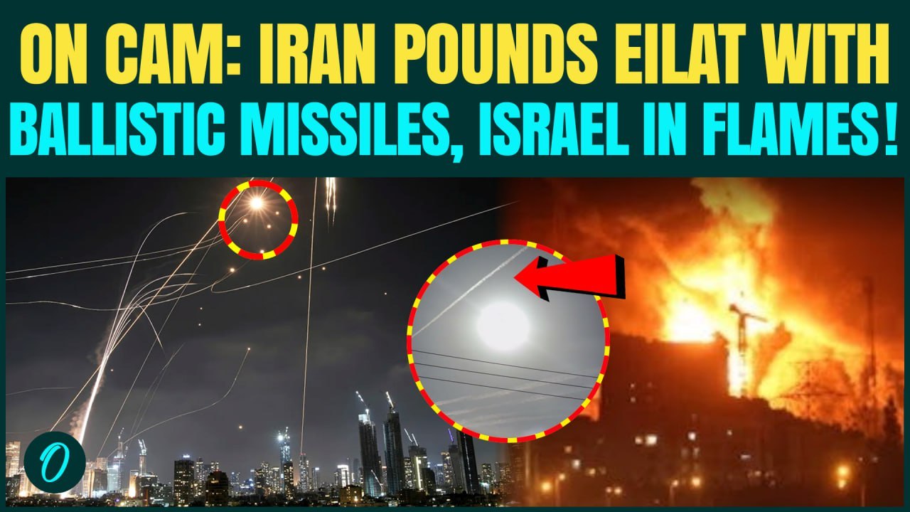 Iran Unleashes Missile STORM On Israel; Eilat ROCKED By Massive Blast | Israel-Iran WAR